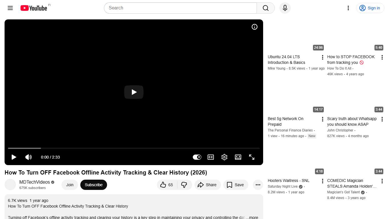 How To Turn OFF Facebook Offline Activity Tracking & Clear History (2026) - YouTube